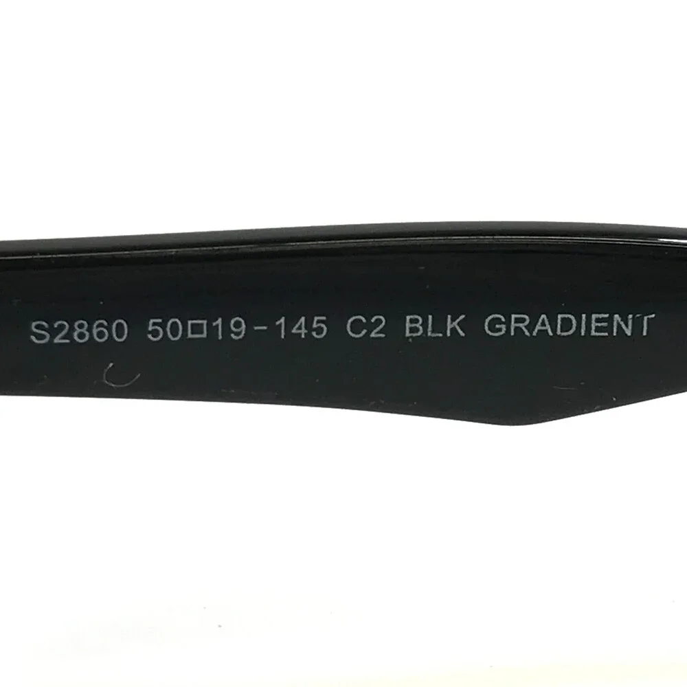Smart Collection Eyeglasses Frames S2860 C2 BLK GRADIENT Clear Square 50-19-145